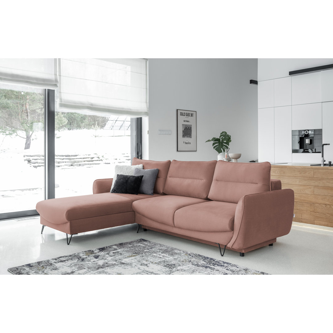 Ecksofa Stormstown mit Bettfunktion