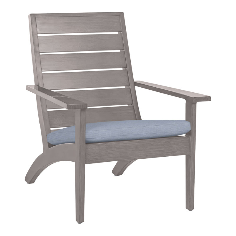 Kennebunkport Aluminum Adirondack Chair - Oyster, Oyster, No Welt, Perigold Ishi Beach
