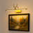 Copper Deer Head Vanity Light, Metal & Acrylic Design With 3-color Led