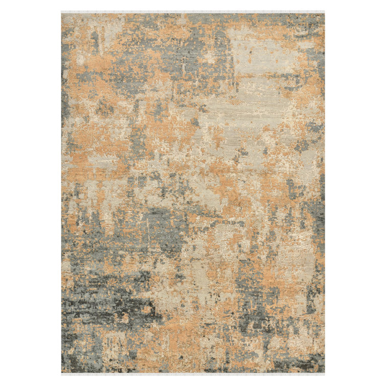 Mystique Abstract Area Rug in Blue