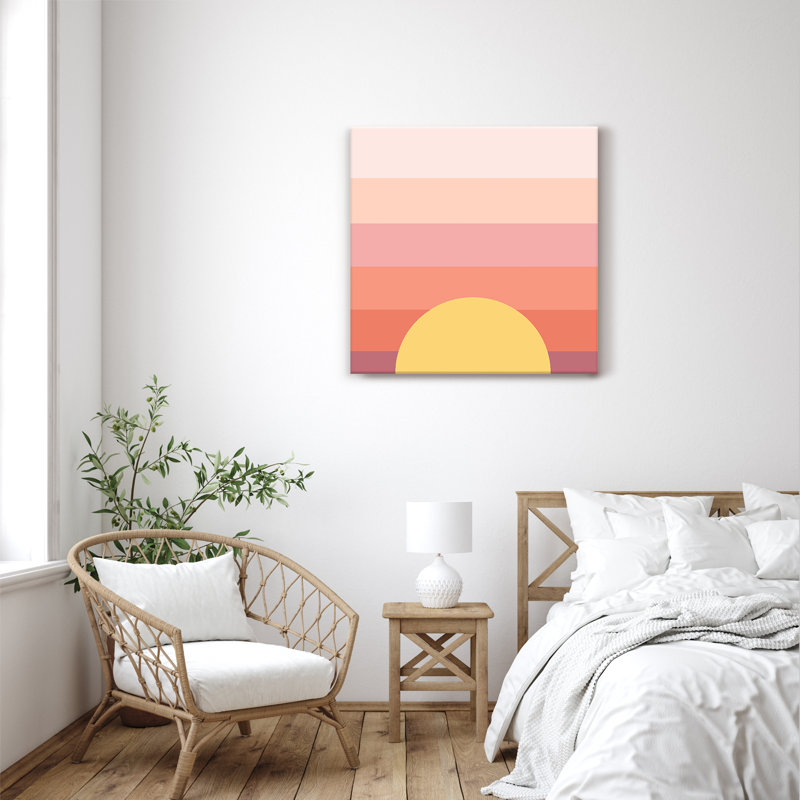 Golden Sol Print by Stefanie Bales, Wrapped Canvas, 10" H x 10" W x 1.5" D, Does Not Apply