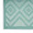 Foundry Select Versatile Diamond Aqua/Teal Indoor/Outdoor Area Rug-127167032