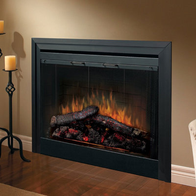 Dimplex Built-in Electric Fireplace with Log Set - Realistic Flame - Fan-Forced - 800 SQ. FT.