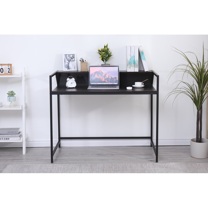 Table console étroite noire, canapé de vestibule / couloir moderne pour petits espaces | Idée de cadeau