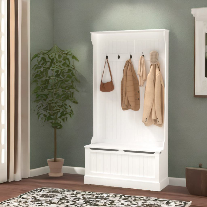 Hall Tree With Shoe Storage Bench