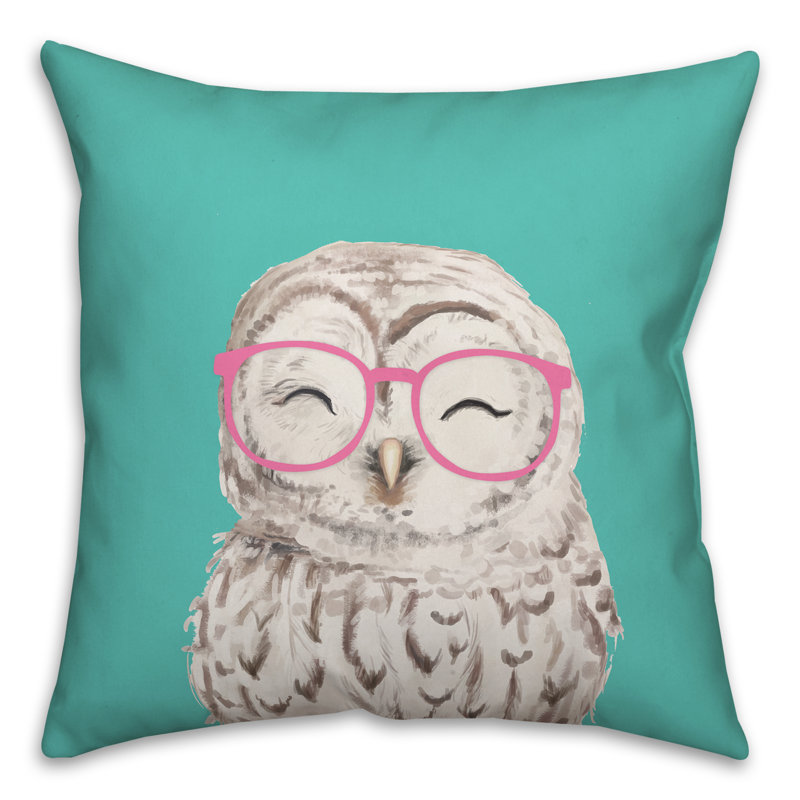 Outdoor Reversible Throw Pillow, Blue