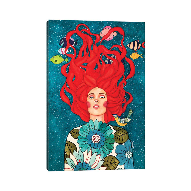 Memories Of A Place I Was by Hülya Özdemir - Painting on Canvas, 101.6cm H x 66.04cm W x 3.81cm D, Wrapped Canvas