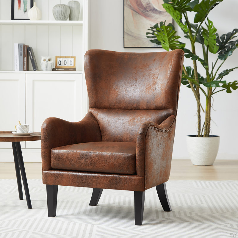 Chaise cloutée, fauteuil, salon, bureau et chambre à coucher Hi-Back
