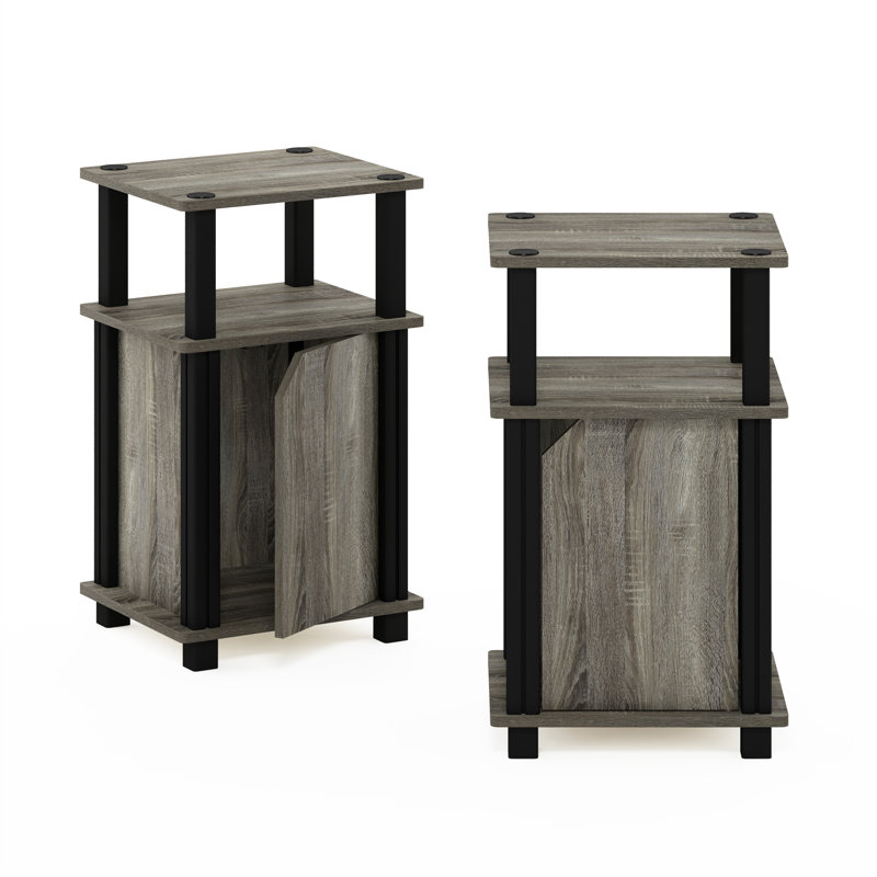 Dontaz Side Table Set, French Oak