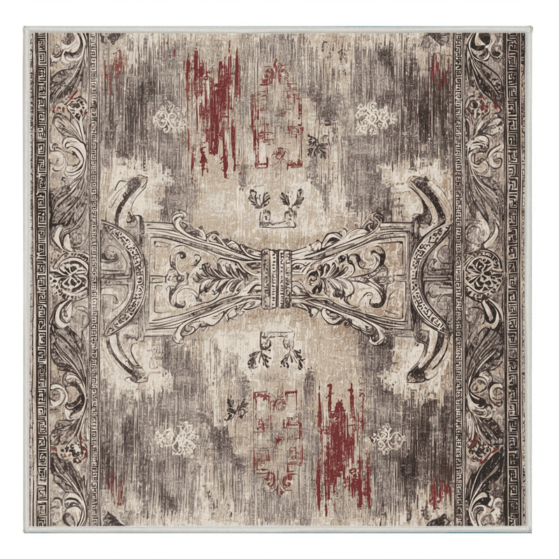 Pegasus Flight Rug, Square 7'