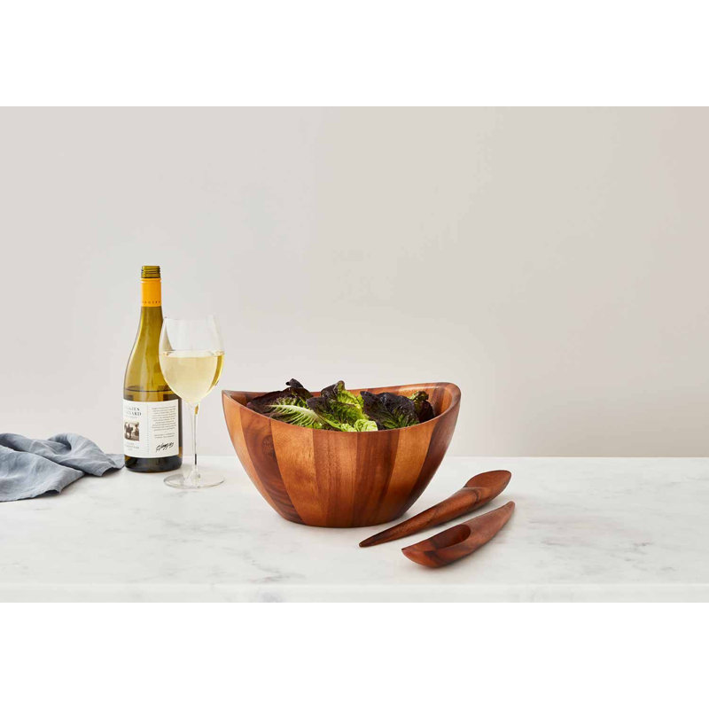 Nambe Harmony 3-Piece Salad Set