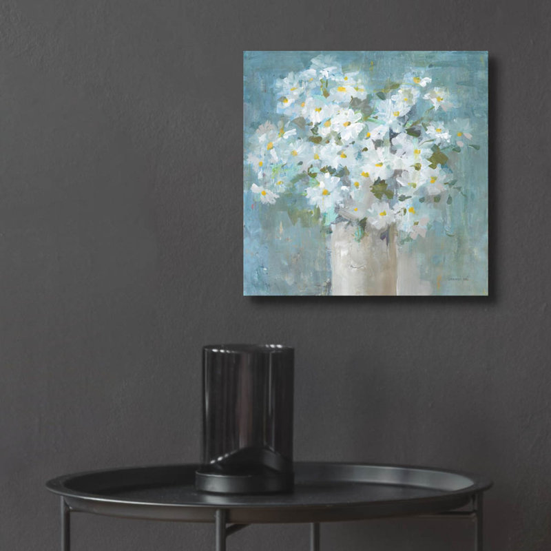  «Daisies All Day» par Danhui Nai, art mural en verre acrylique, H 12 po x l 12 po x P 0,13 po