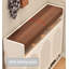 Range-chaussures autoportant à lattes ventilées en bois d'ingénierie avec rangement pour chaussures-133713064