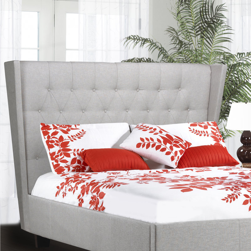 tête à oreilles rembourré Szymanski, Grand, Lin - Gris