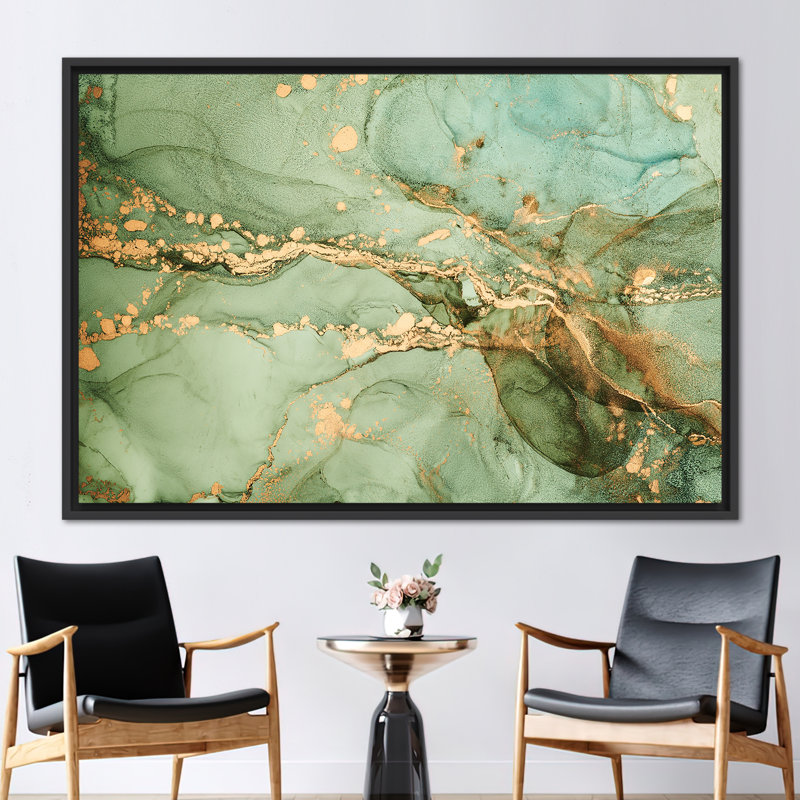 Print on Canvas, Framed Print without Mat, 60 cm H x 90 cm W, Black