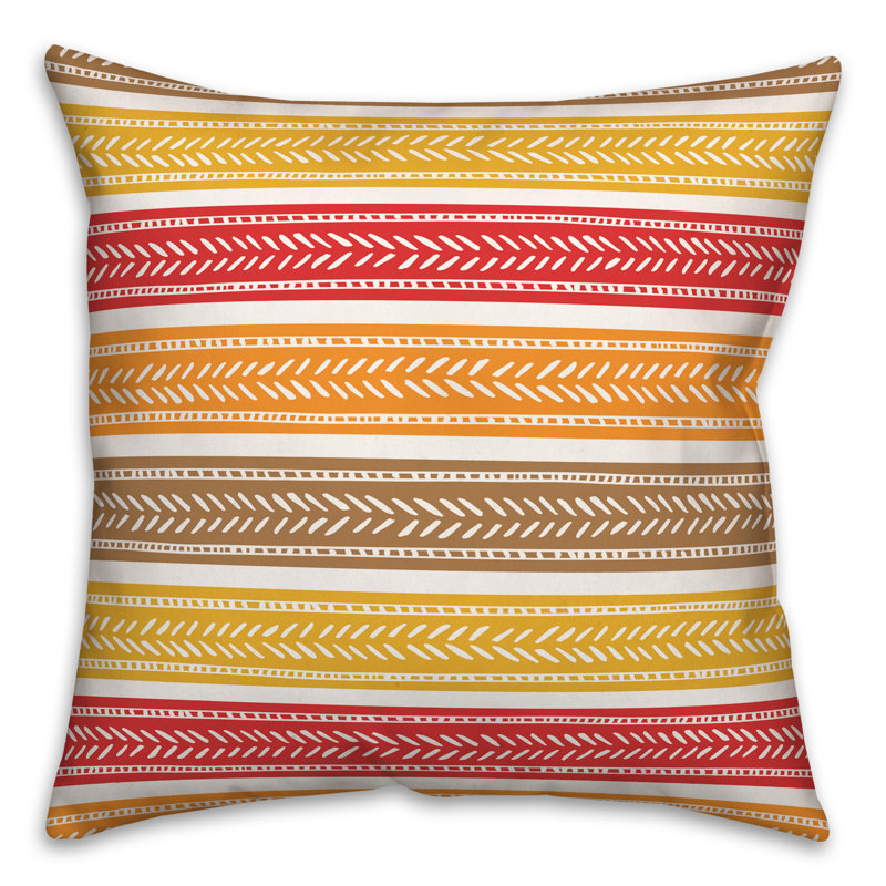 Coussin décoratif en polyester Gerritt, 16 po x 16 po