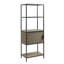 3-Shelf Bookcase With Storage Cabinet