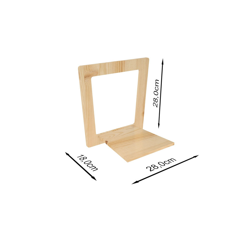 Locelso Wood Floating Shelf