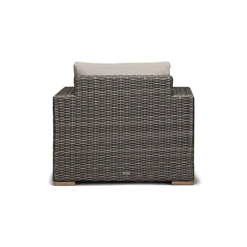 Dune Outdoor Lounge Chair, Cast Silver Sunbrella®