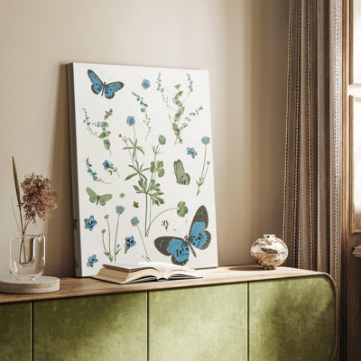 Botanical Page I -Gallery Wraraped Cavas