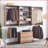 Closet Systems | Devi Wall Mounted Modular Oak Wood Closet | Oak | Wood-1978732420