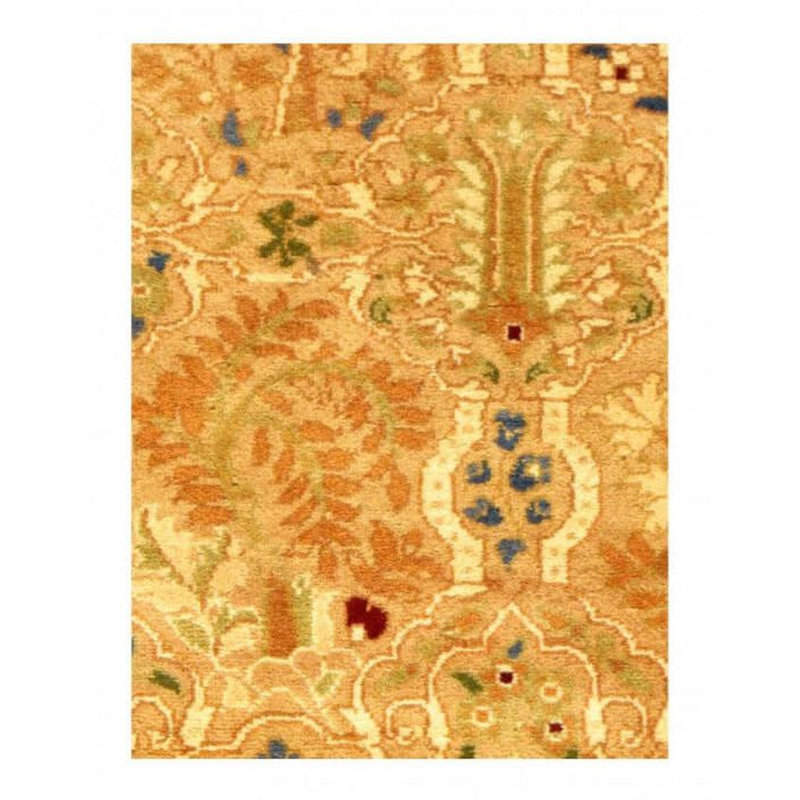 Tapis beige en laine / coton noué à la main de style oriental Narada 2 pi x 4 pi