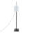 Derian 60'' Black Task Floor Lamp