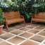 Flèche argile 2-7 / 8 po X 20 3/8 po Carreau de porcelaine pour plancher et mur