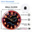Horloge murale Neon Snake