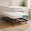 Sommier simple en métal de 8 pouces, base de matelas standard recouverte de tissu, facile à assembler-575039345-575039357