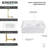 Kingston Brass Aqua Eden 60-Inch Acrylic Rectangular 3-Wall Alcove Tub, Hand Drain-106973557-106973553