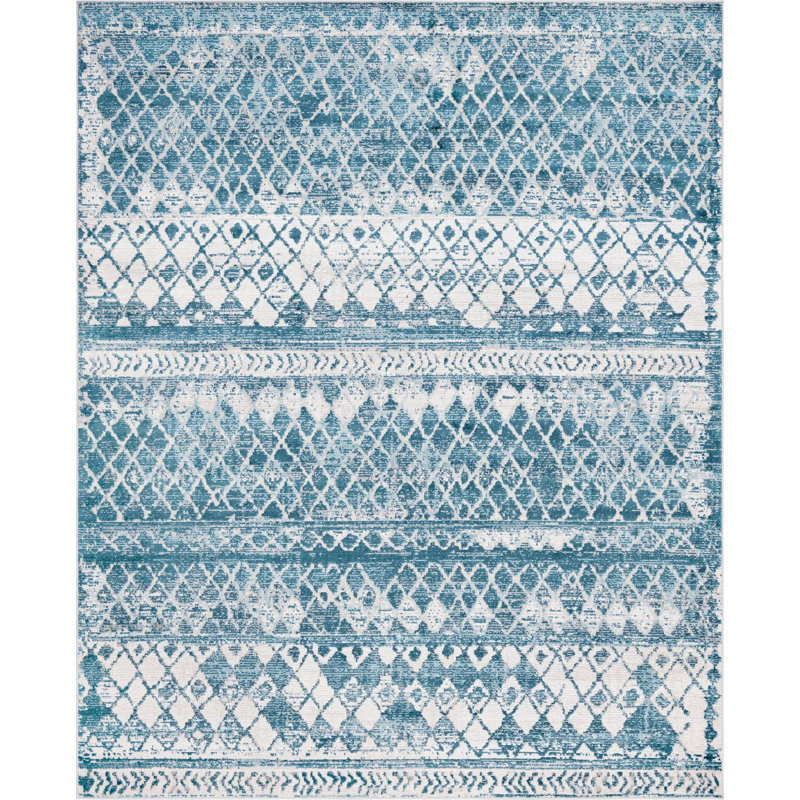 Geometric Indoor Rug, Rectangle 8' x 10'