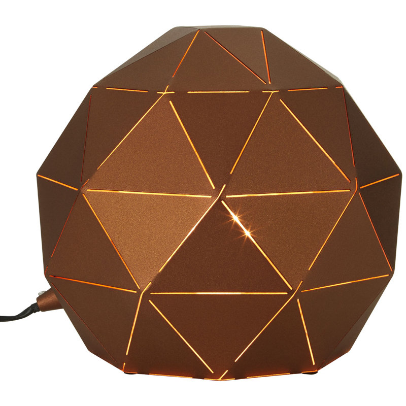 Cosima Metal Globe Lamp, Coffee