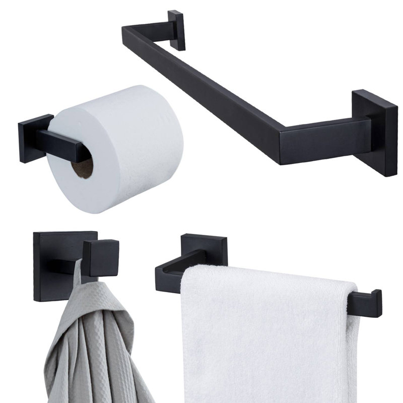 4 - Piece Bathroom Hardware Set