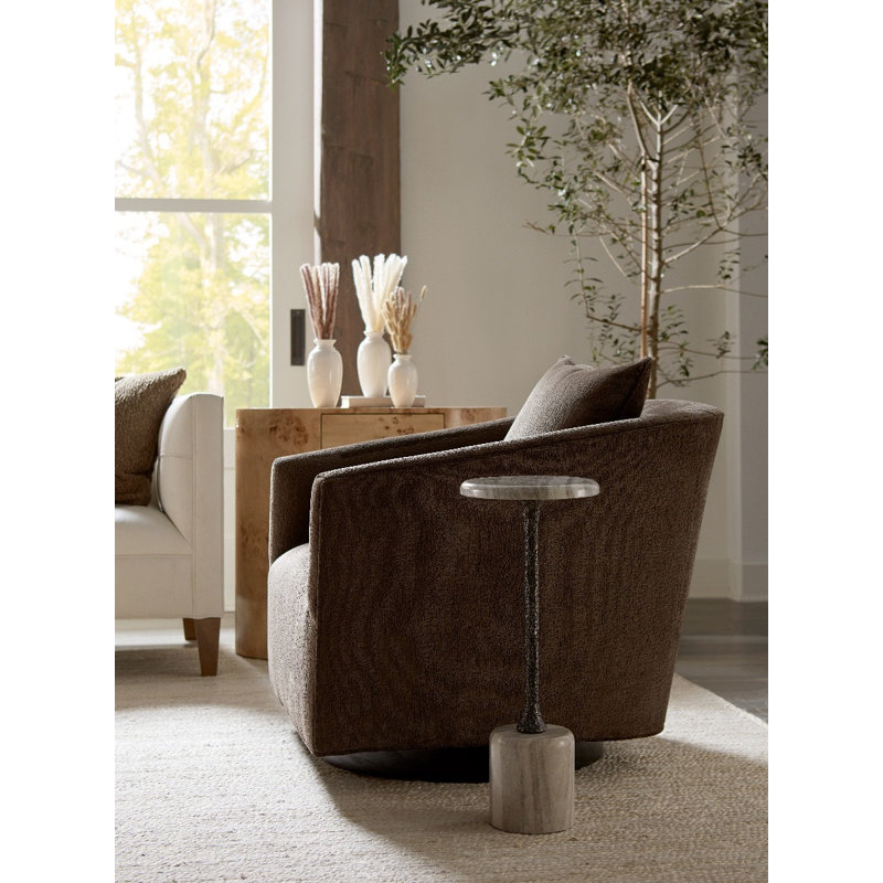 Sundries Fleur Marble Top End Table