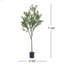 ARBRE D'OLIVE ARTIFIQUE 180CM