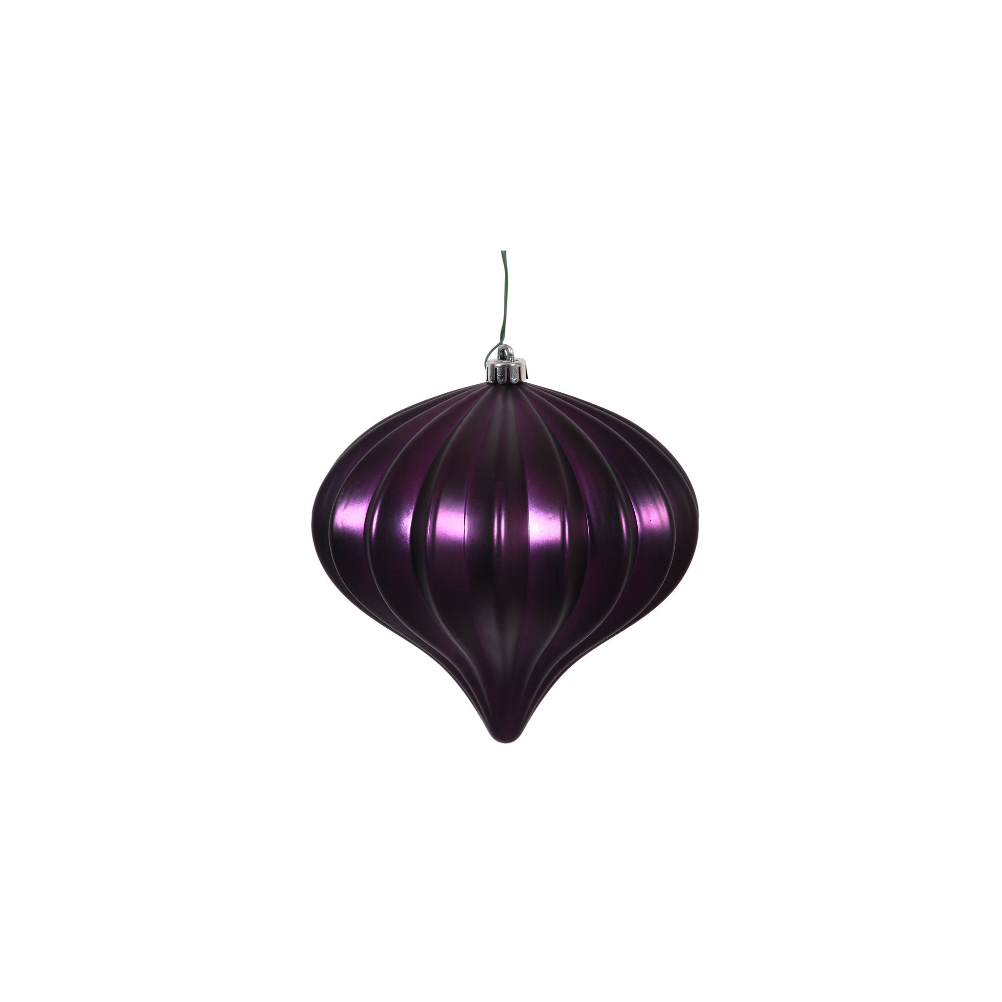 5.7" Onion Christmas Ornament UV, Plum