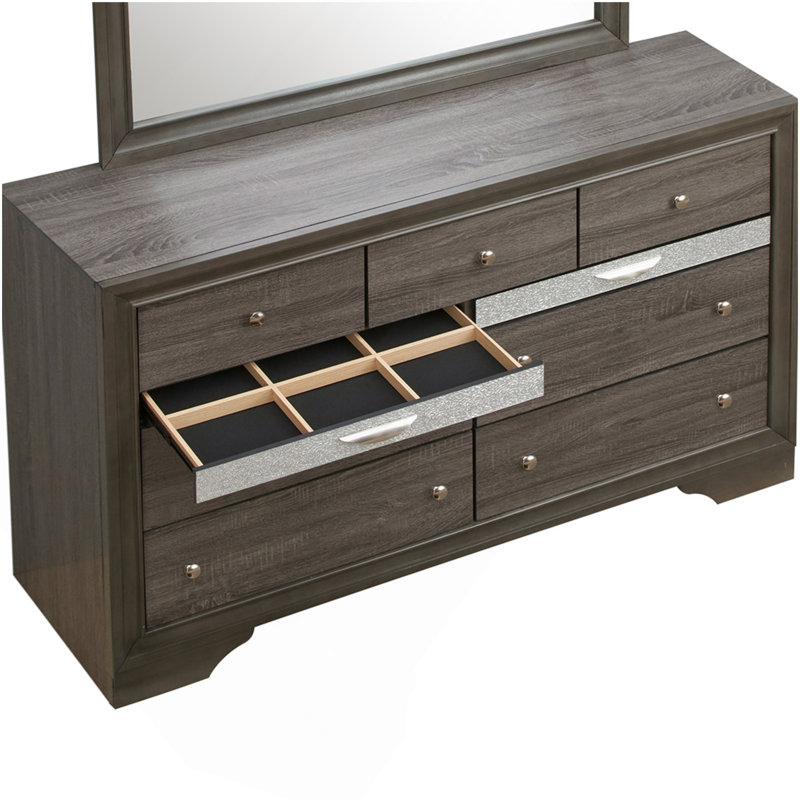Commode Madrid G02305-D, gris, Gris