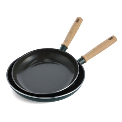 Ensemble de poêles à frire en céramique antiadhésive de 9,5 po et 11 po GreenPan Hudson
