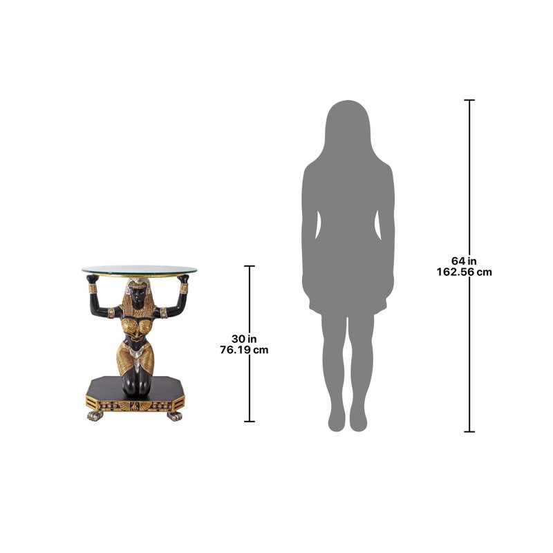Egyptian Goddess Ma'at Console Table