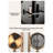 Modern minimalist quiet decorative floor clock