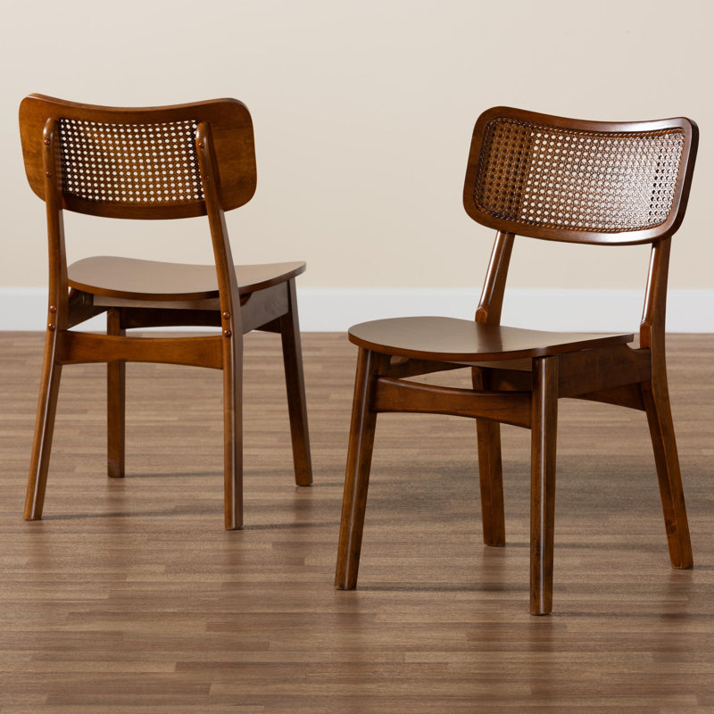 Berndina 17'' H Side Chair, Walnut Brown
