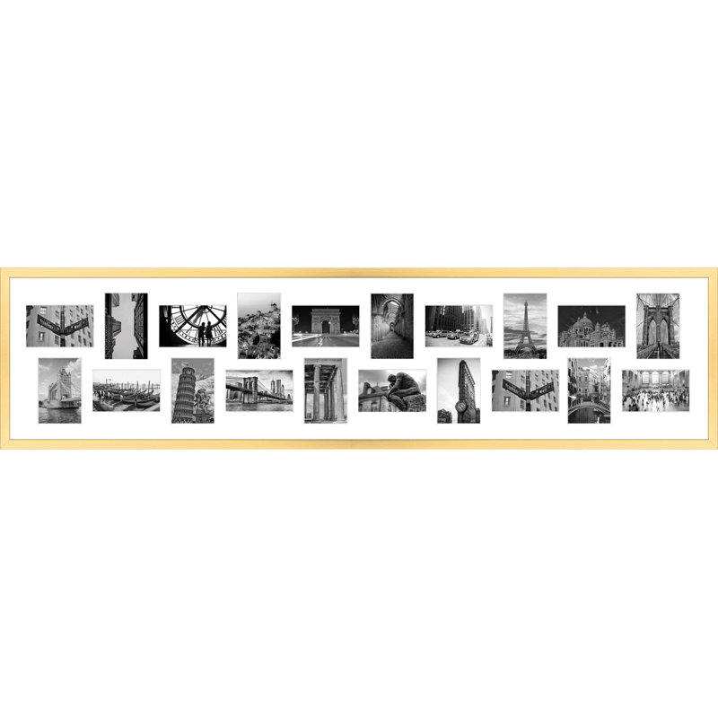 Kyd Collage Picture Frame, Gold