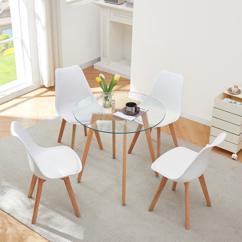 4 - Person Dining Set, White