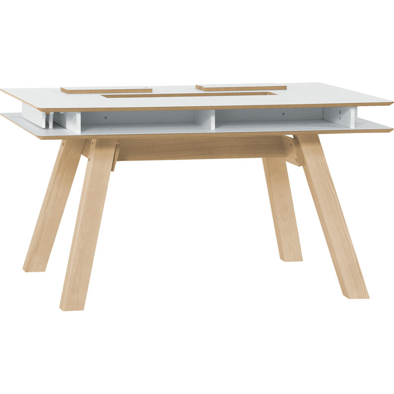 Reba Extendable Dining Table, White