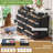 Bedroom Dresser With 9 Drawers, 51.2‘’ Long Dresser Tv Stand With Charging Station, Farmhouse Dresser Chest Of Drawers, Large Wood Storage Tower Organizer Dresser For Bedroom, Living Room-1206481344