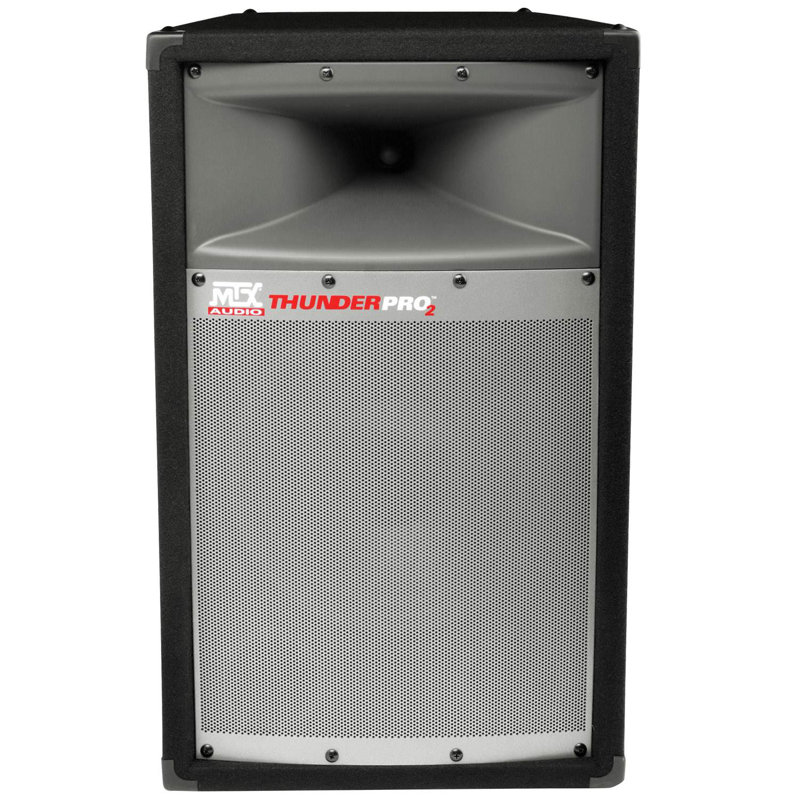 MTX Thunder Pro2 10" 2-Way 200W Full-Range Cabinet Portable Loudspeaker (4 Pack)