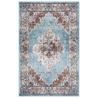 Tapis bleu performance Power Medallion