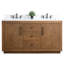 Ensemble de meuble-lavabo autoportant à double cuve 72 po avec plateau en marbre Avignon-114248493-121607143-93982837