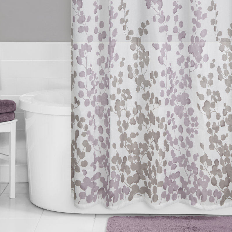 Rideau de douche Thad, Clair / mauve